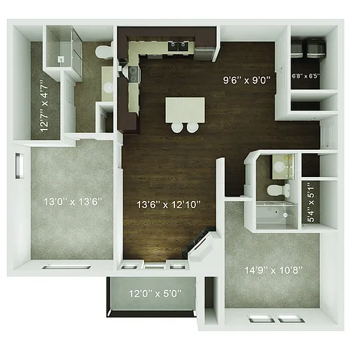 Floor plan Hallbrook