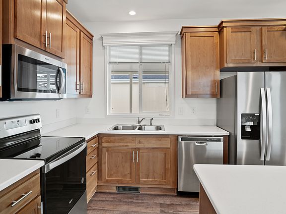 Beautiful wood cabinets