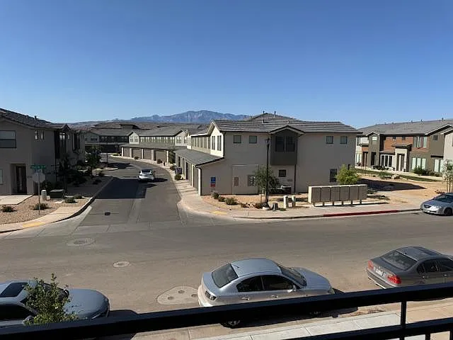 View of Pine Valley Mountain off of balcony.