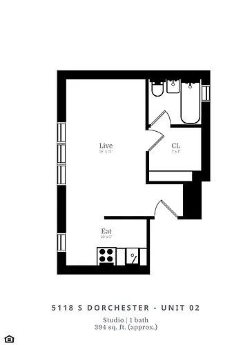 Floor plan Studio (A3)