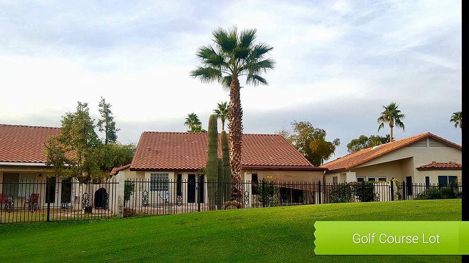 Golf course facing lot