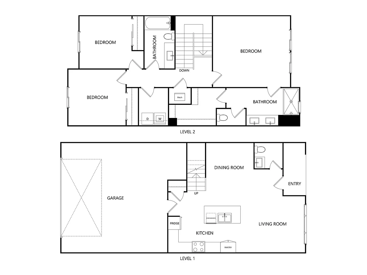 Floor plan TH U3