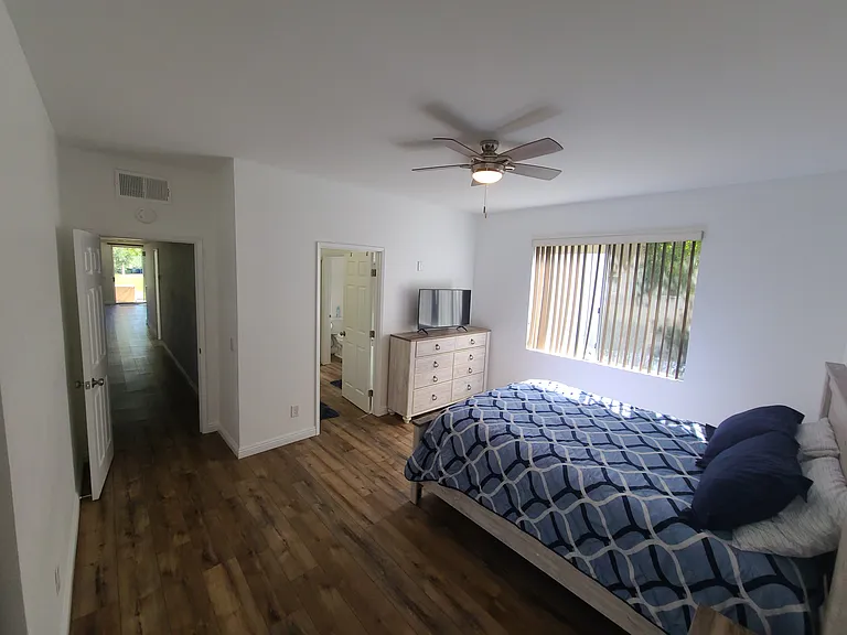 Spacious main suite featuring dual closets_designed for comfort, convenience, and a touch of luxury. _____