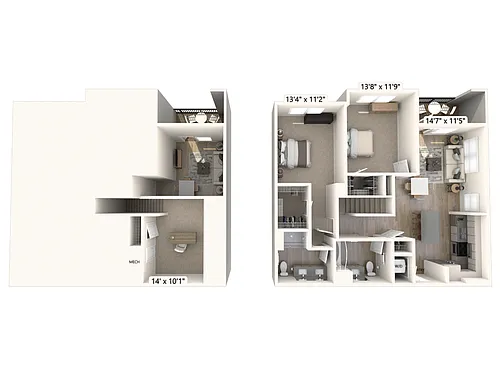 Floor plan B3L