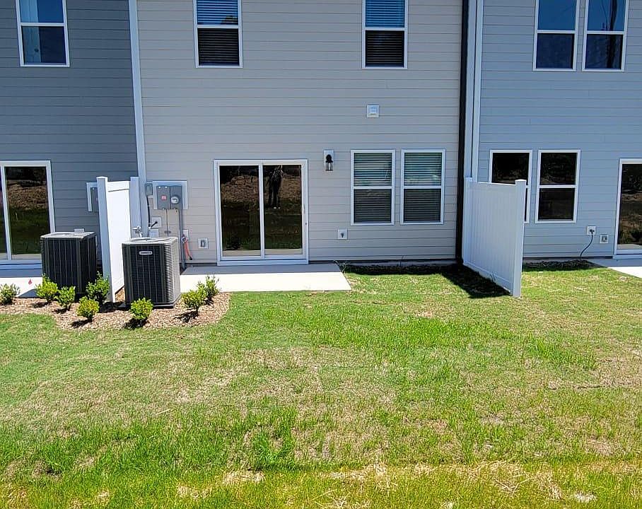 Backdoor and patio