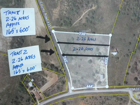 2.26 ACRES (TRACT 1) CR 433 LOT 1, Stockdale, TX 78160