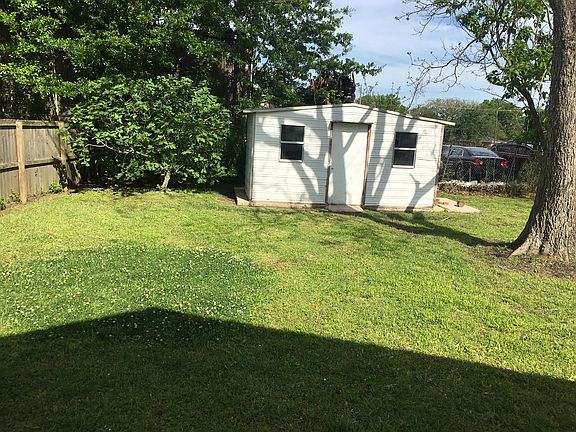 Back yard and Storage Shed