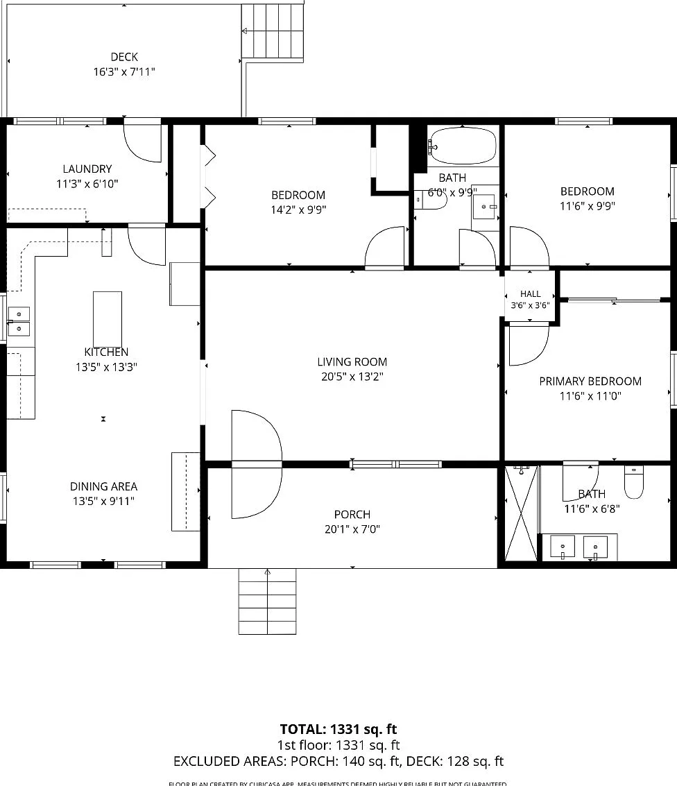 3 bed, 2.0 bath, 1233 sqft, $1,995 — Photo 2