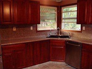 Newly remodeled kitchen