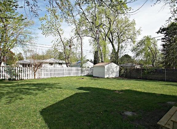 Large shed for all of your outdoor storage needs.