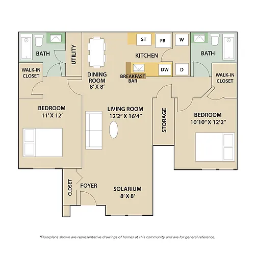 Floor plan Carrington