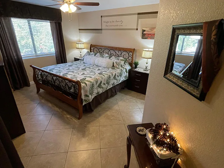 Master Ensuite facing backyard and orange tree plus master ensuite is here!