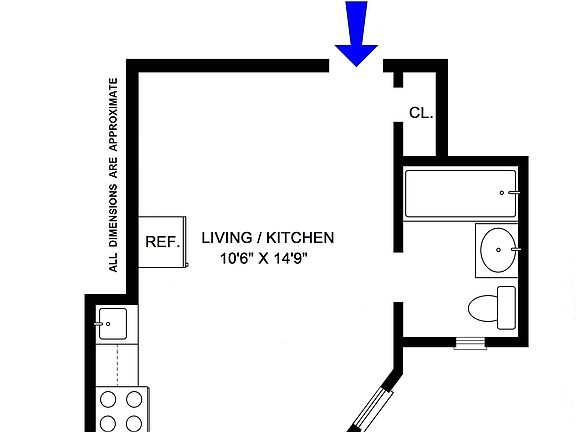 2nd image of 245 W 75th St APT 4A