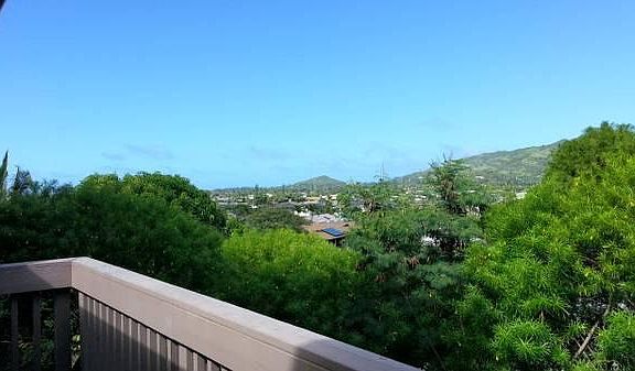 Peek-a-boo view of Enchanted Lakes