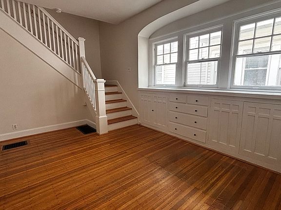 Dining Room with Built In Cabinetry