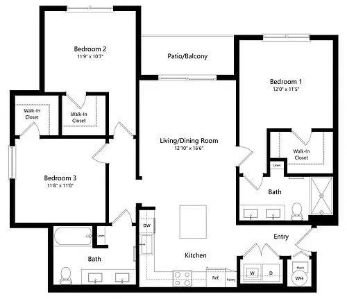 Floor plan C1