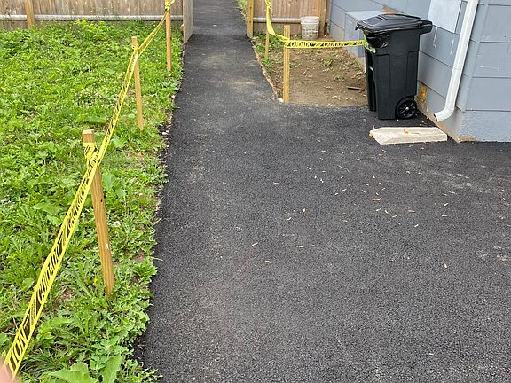 Main entrance to the backyard