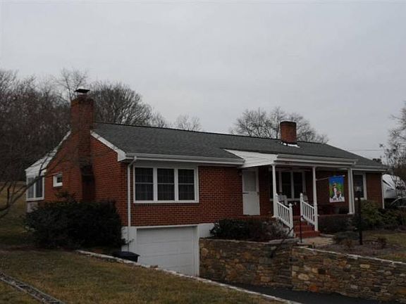 Front with garage