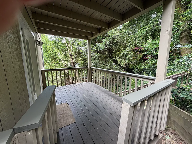 Deck off master bedroom