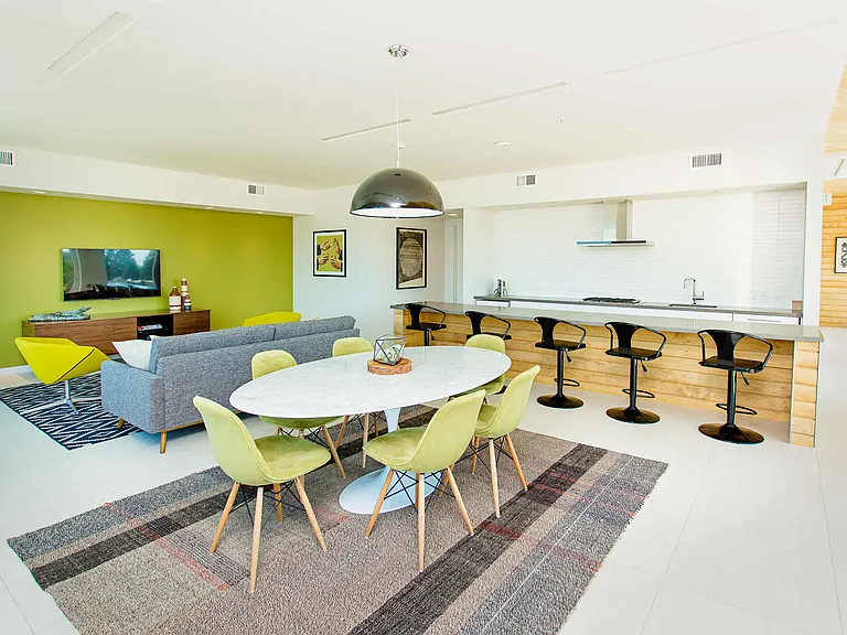 Rooftop clubhouse