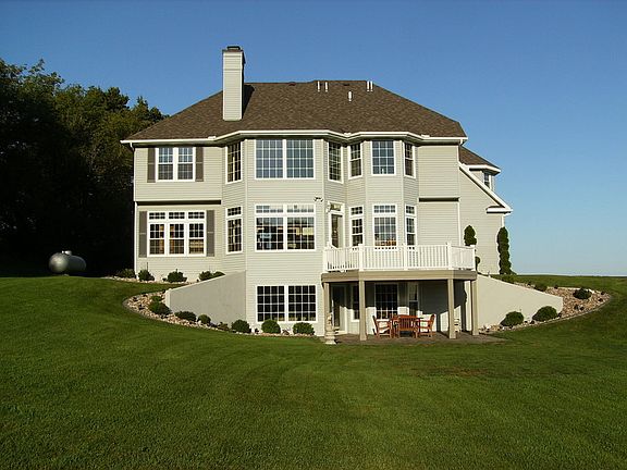 Rear of Home with Walkout