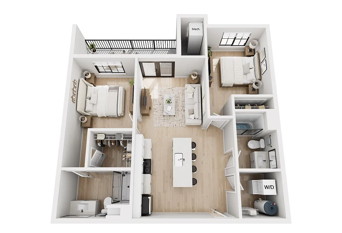 Floor plan 2B