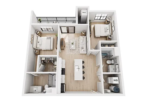 Floor plan 2B