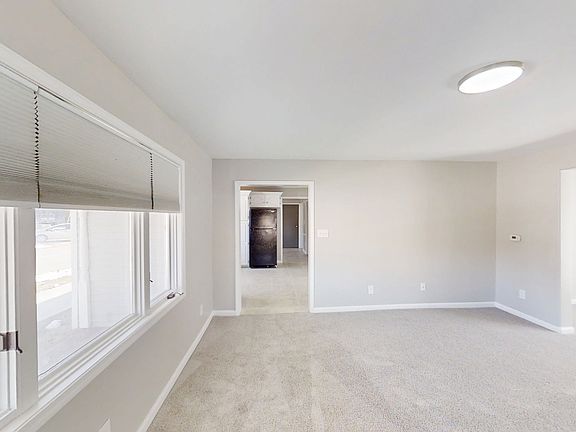 View from the living area to Veteran's way.