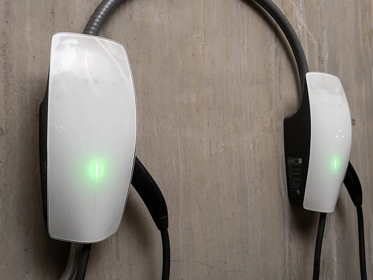 Electric vehicle charging stations and parking available