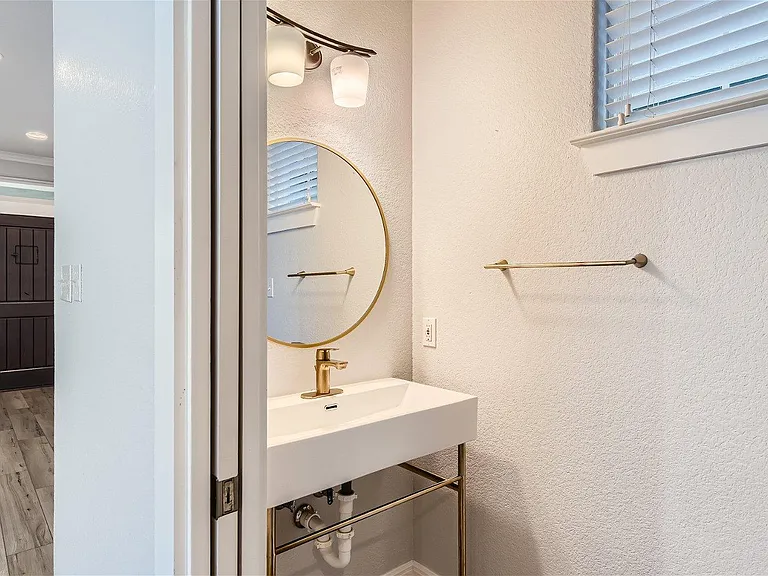 Powder room on main floor