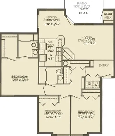 Platinum Plus - 3/2 - 1,300 SF Platinum Plus - 3/2 - 1,300 SF