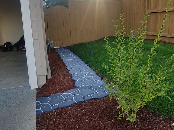side front yard