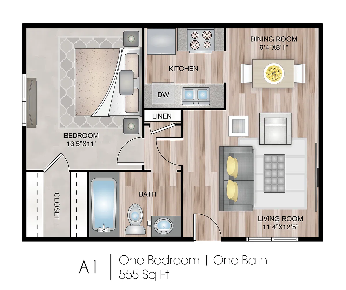 Floor plan A1