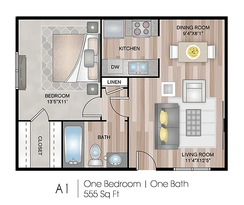 Floor plan A1R
