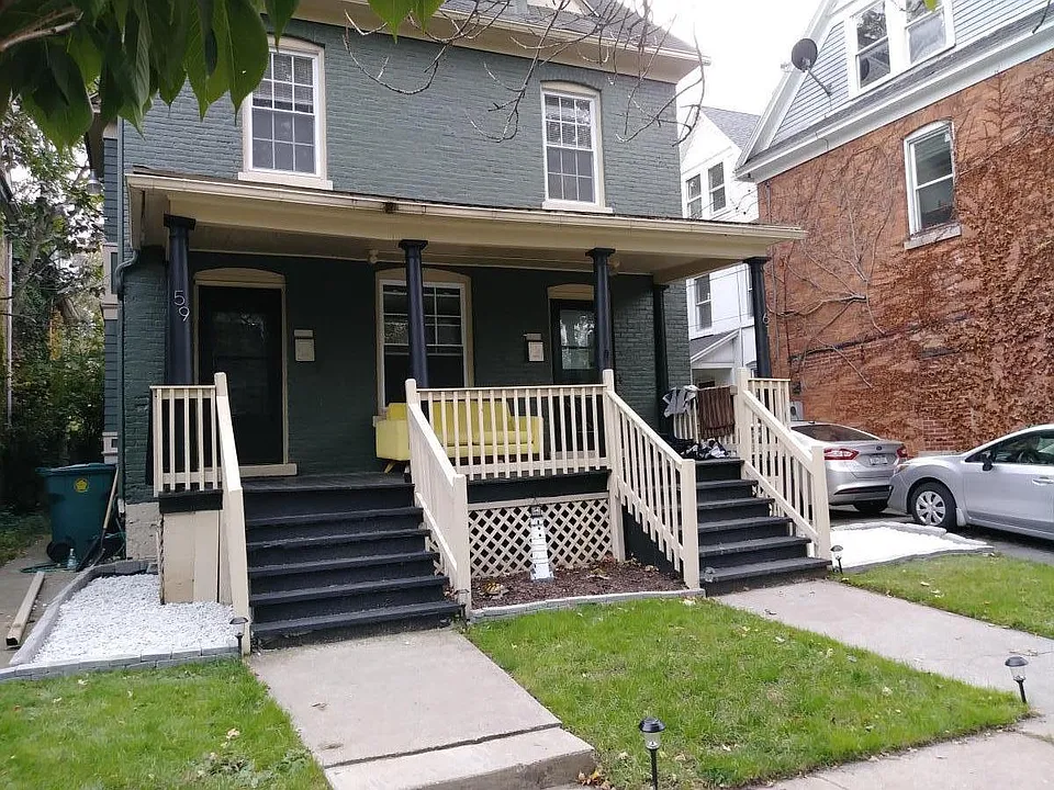 Front of house with porch