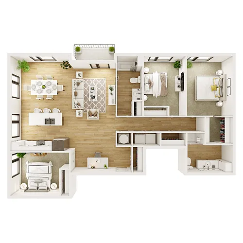 Floor plan Manhattan