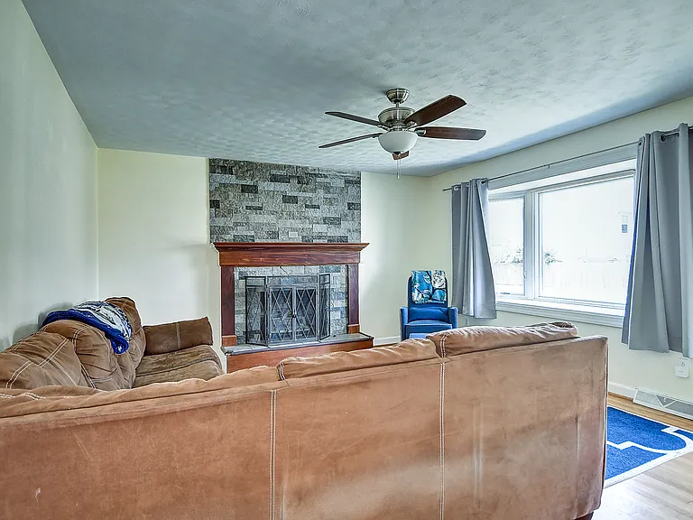 Gleaming hardwood floors throughout