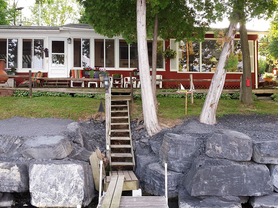Lake side View of cottage