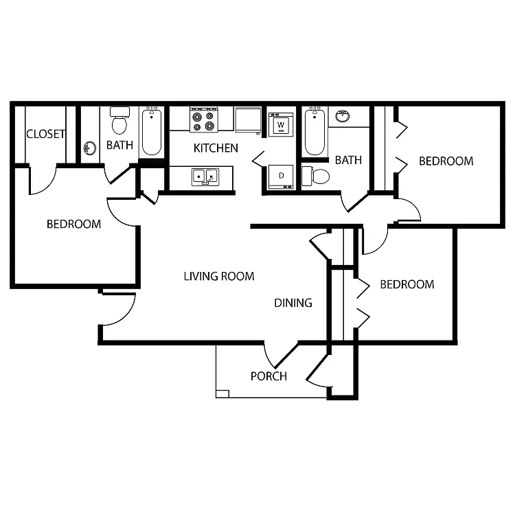 Floor plan C 3X2