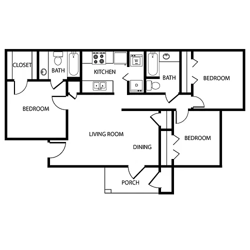 Floor plan C 3X2