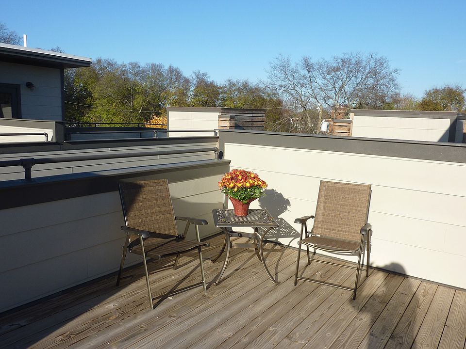 Private roof top deck