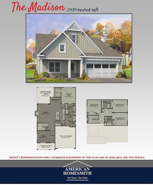 Builder Rendering Floor Plan