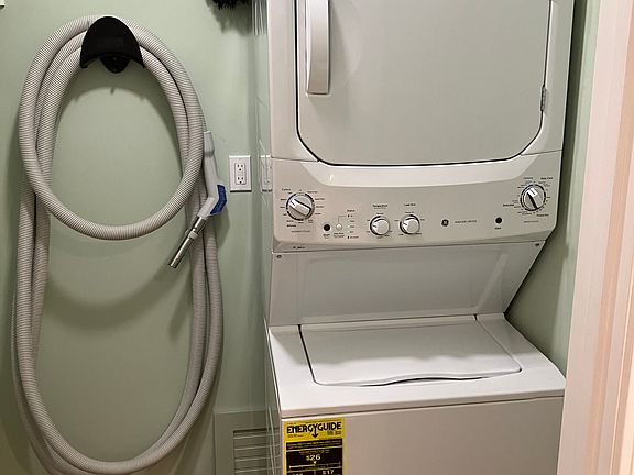 washer and dryer in laundry room