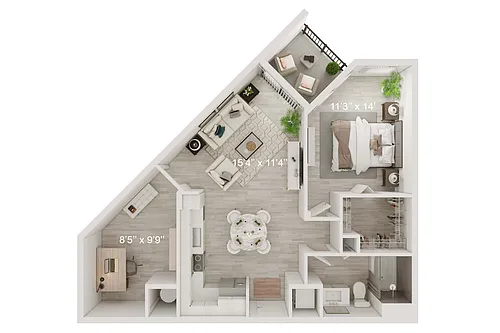 Floor plan Acqualina