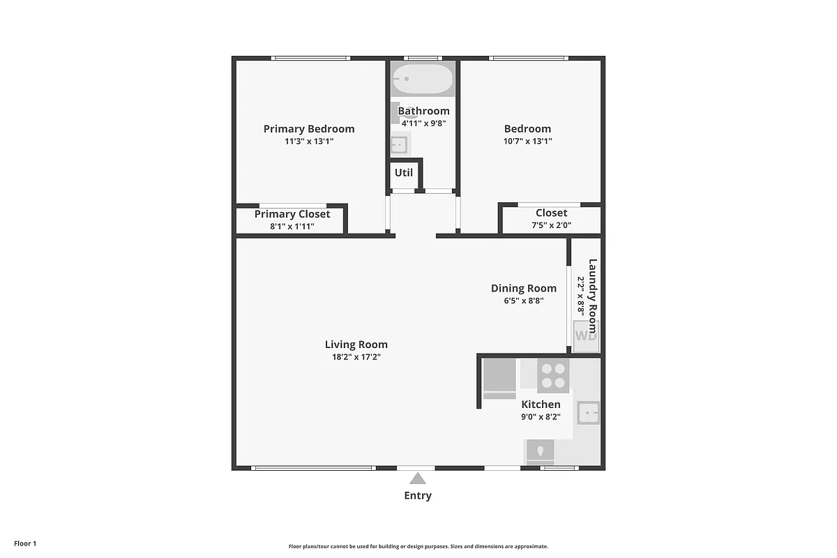 Floor plan 2-Bedroom