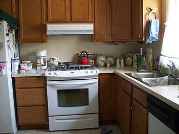 Kitchen with appliances.