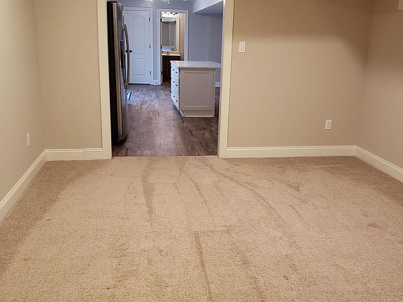 Family room into kitchen