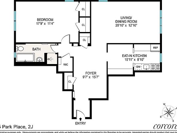 2nd image of 225 Park Pl APT 2J