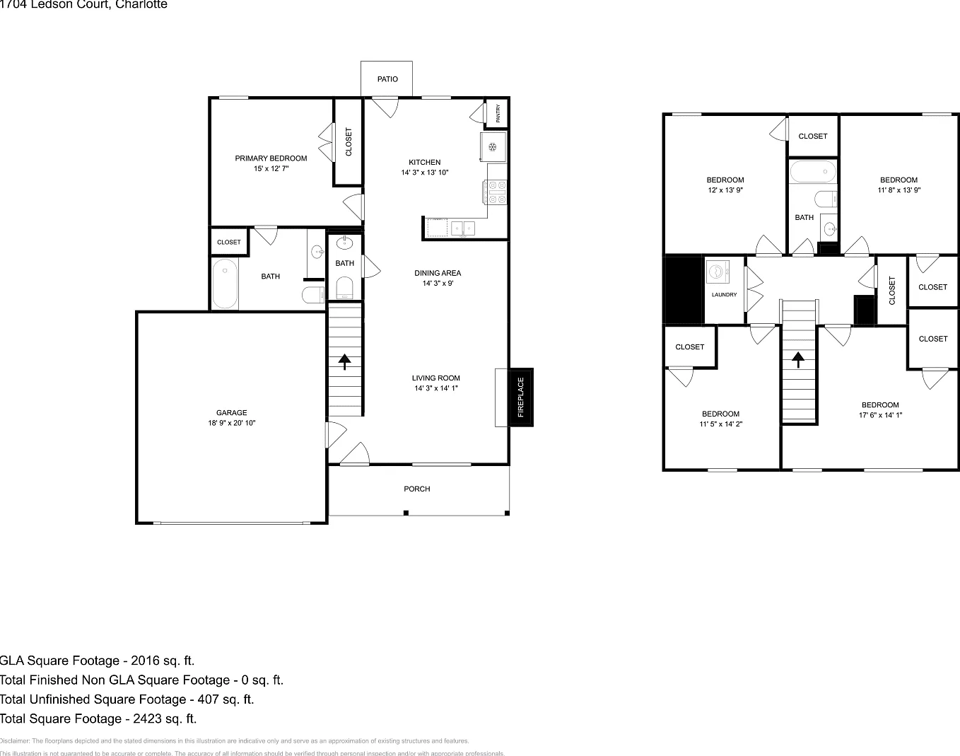1704 Ledson Court Charlotte NC — Photo 2