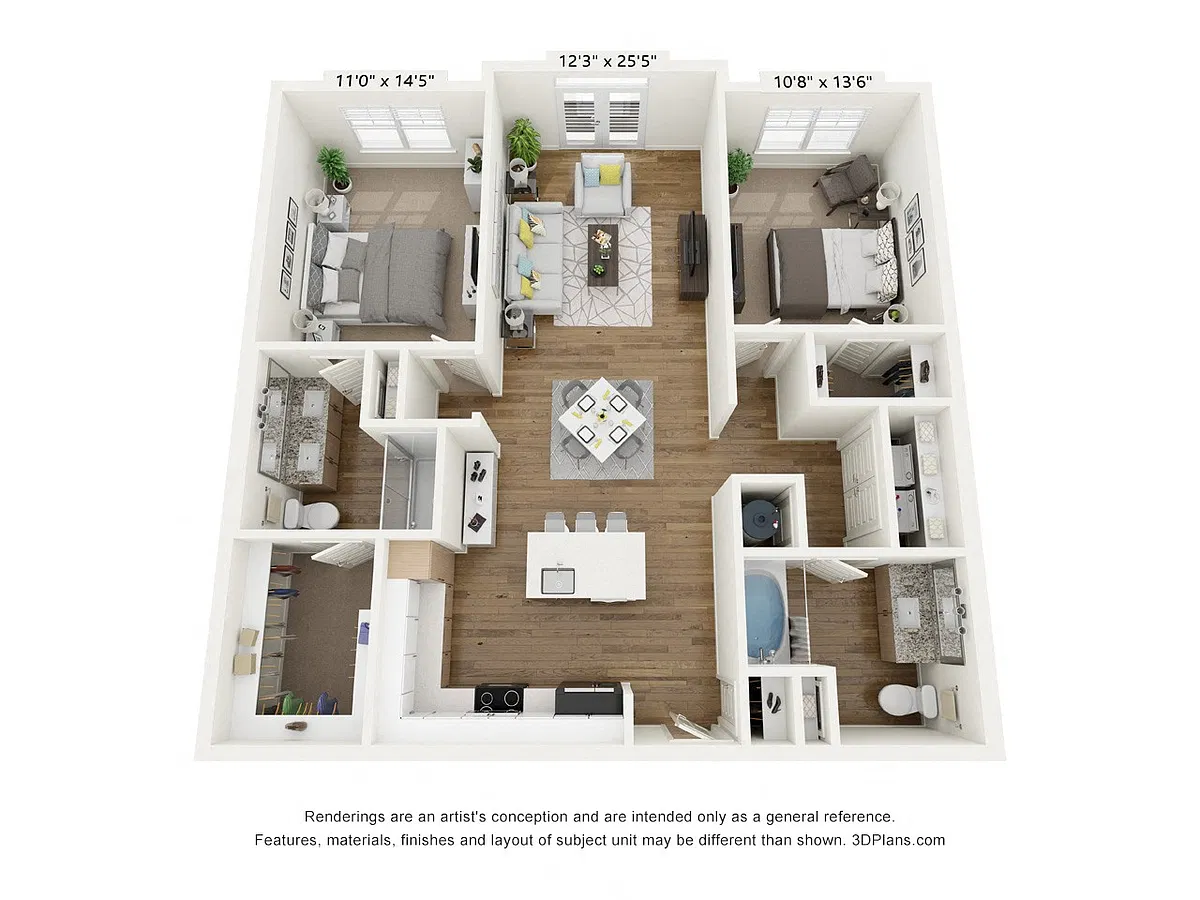 Floor plan The Riverwalk